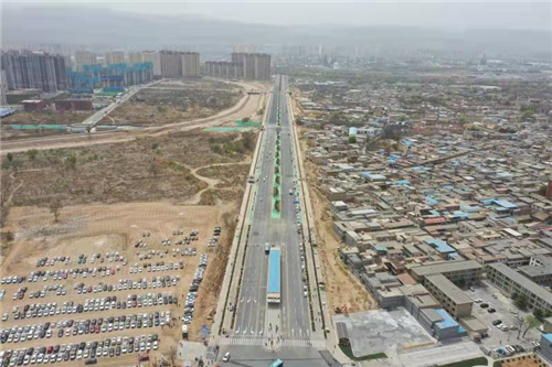 兰州安宁区:北滨河路至仁寿山景区主干道全线试通车