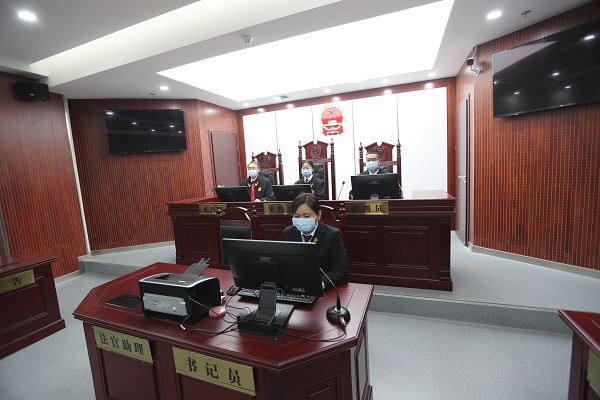 2、连云港市中级人民法院知识产权审判庭2021年疫情期间通过线上开庭225件次