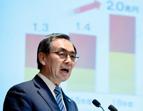 P77 3 月26 日，松下电器在日本东京召开发布会，公布年度商业计划。