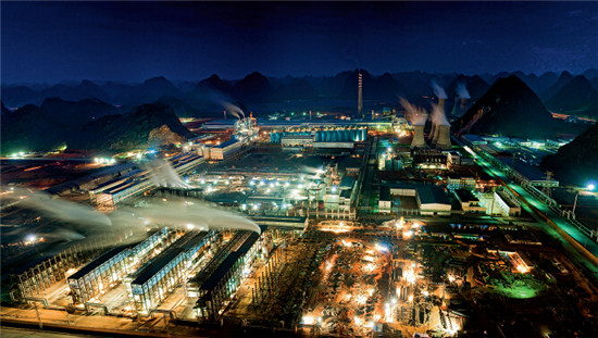 p15+铝工业园区夜景