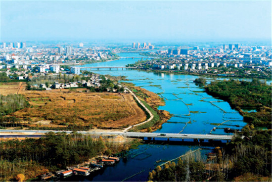 p45-2亳州涡河是重要的内河运输通道。