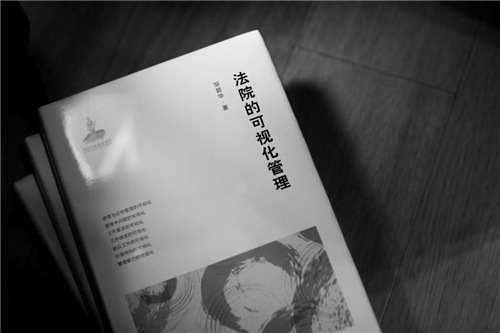 已故原上海高院副院长邹碧华尚未出版的遗作样书《法院的可视化管理》