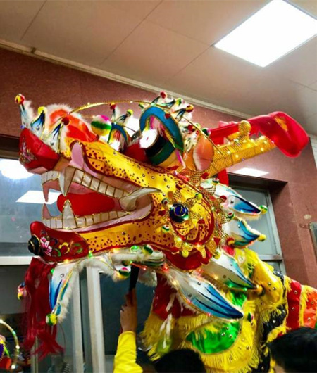 广东惠州吉隆镇: 元宵节举行舞龙活动 发扬传统乡村文化