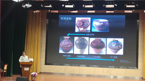 中国人民大学历史学院教授韩建业演讲。摄影 李开南