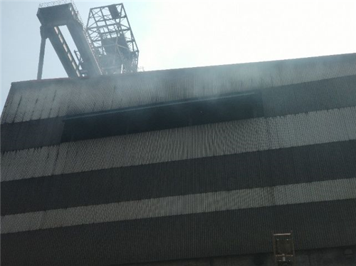 企业新1号2300m3高炉烟尘无组织排放严重