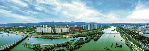 p104 嵩县县城新区全貌鸟瞰 供图| 嵩县县委宣传部 