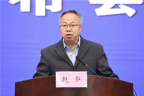 安徽省税务局党委委员、总审计师赵弘。 吴晓光  摄