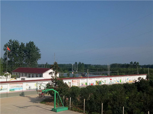 砖佛寺村产业发展——绿化苗木基地。