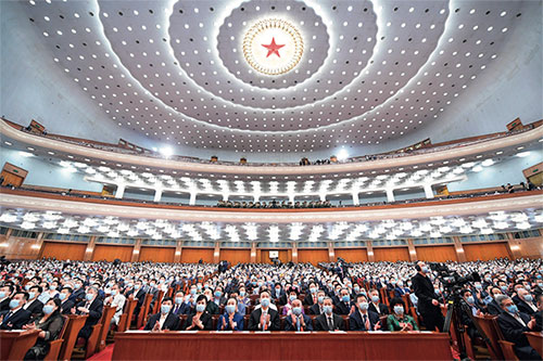 p39 5 月21 日，中国人民政治协商会议第十三届全国委员会第三次会议在人民大会堂开幕。