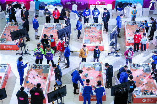 图1：2020 Robo Genius总决赛在中国科学技术馆举行