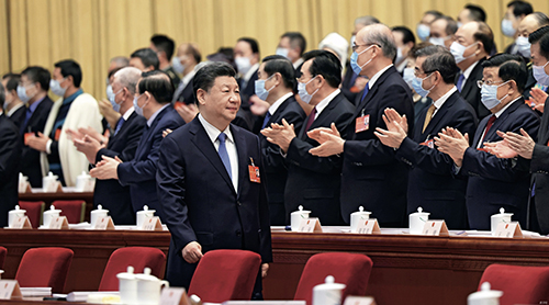 10 十三届全国人大五次会议开幕会3 月5 日9 时在北京人民大会堂举行，习近平等党和国家领导人出席大会。