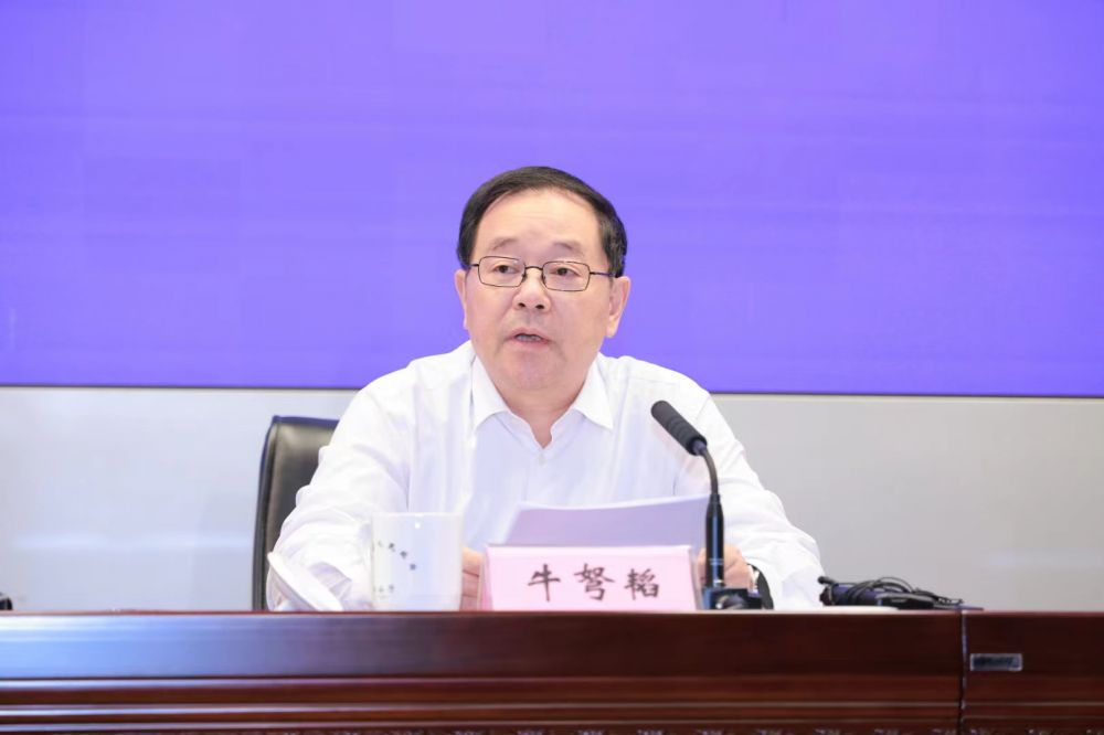 安徽省经济和信息化厅厅长、2022世界制造业大会执委会办公室执行副主任牛弩韬发布新闻