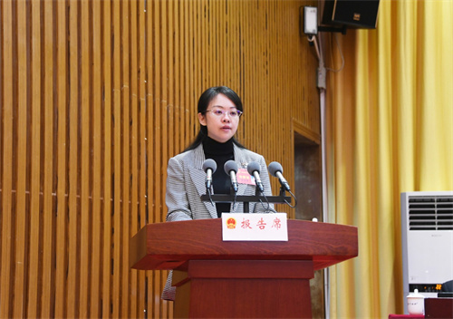 定南县十九届人大三次会议开幕 县长陈钰滢作政府工作报告_江西_区域